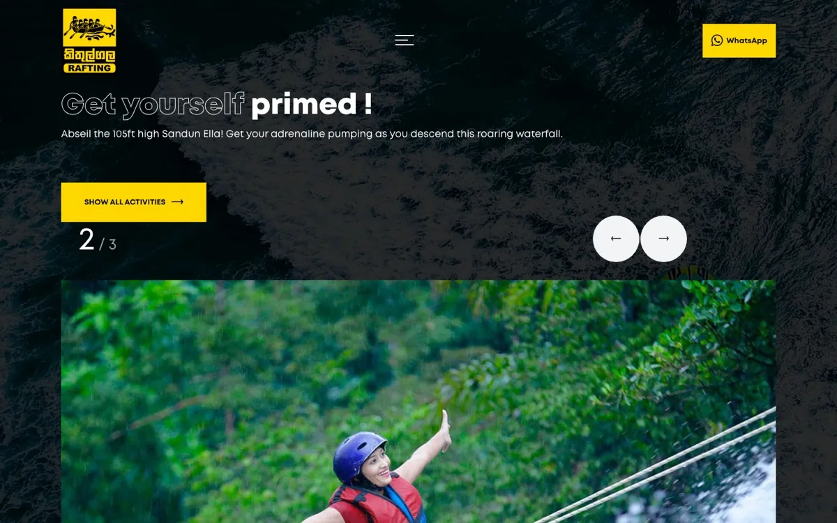 Kitulgala Rafting website
